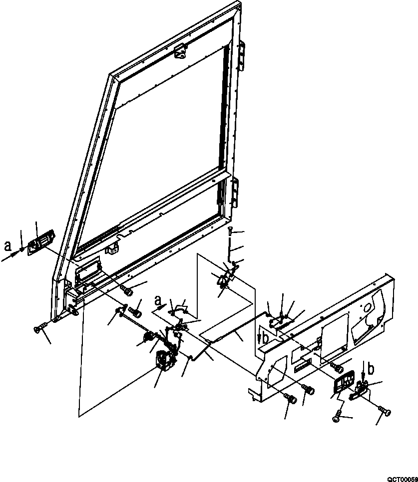 Part |$22. CAB R.H. DOOR LOCK (S/N  A11185- ) [K0200-06A0A]