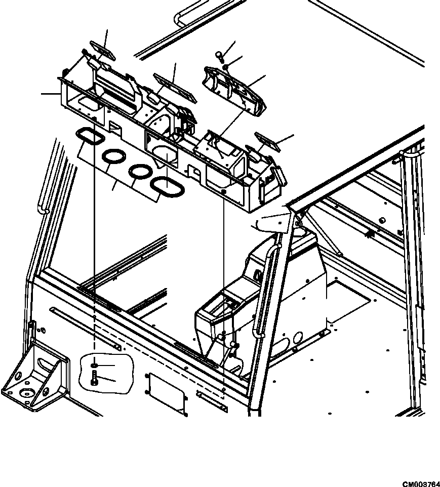 HM300-0E CM003764 0200-30A0 DASHBOARD (1/2)