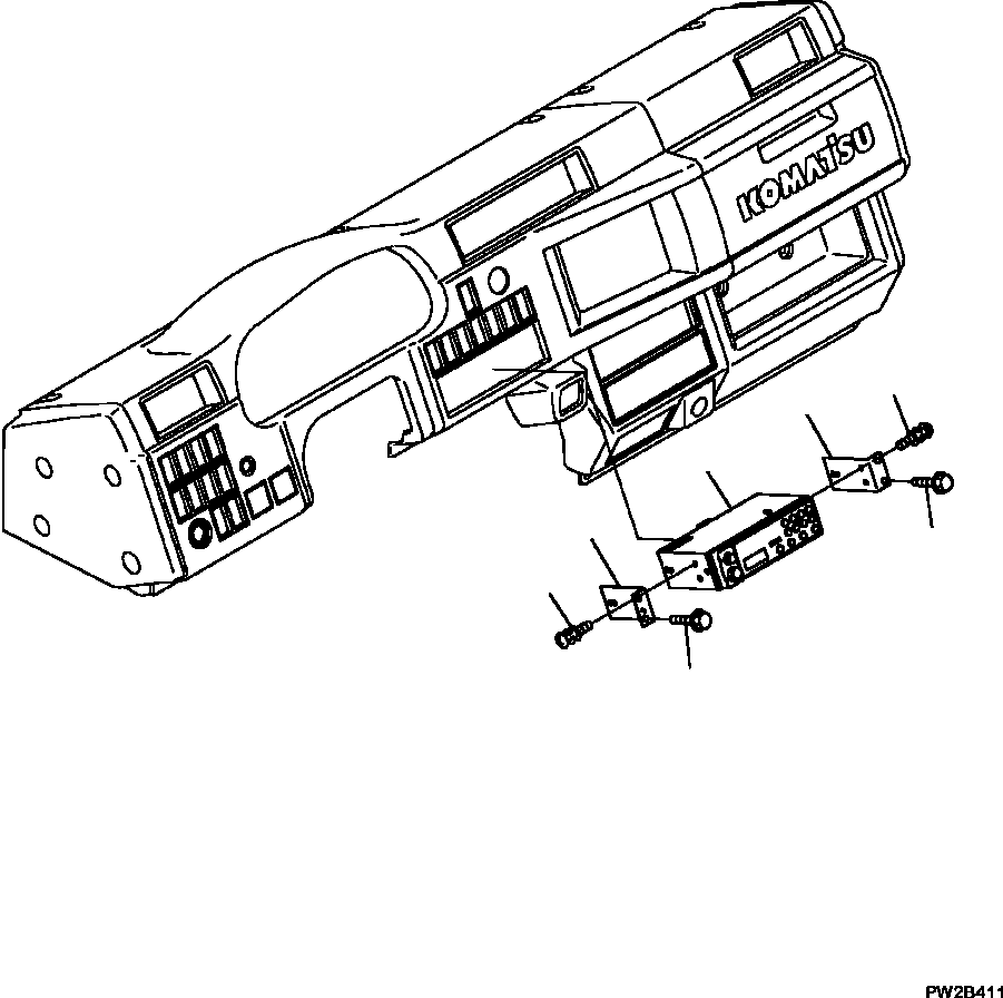 HM300-0E PW2B411 0200-33A0 RADIO