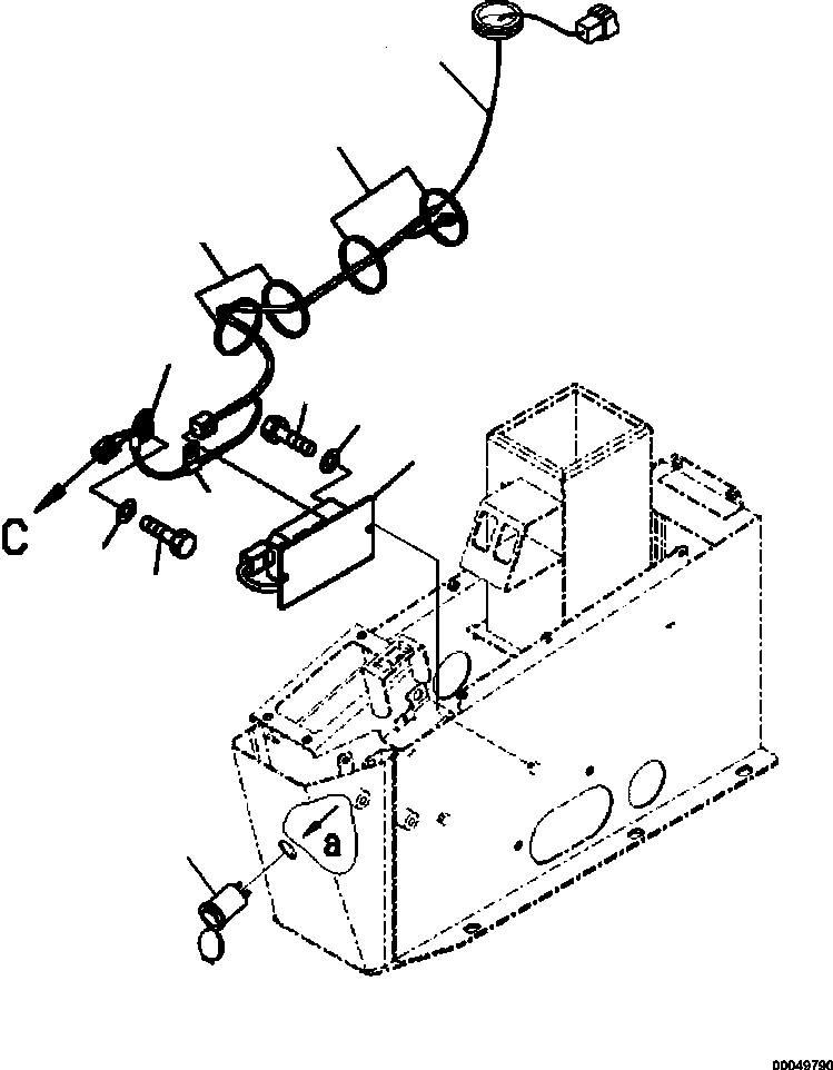 Part |$140. FLOOR CONSOLE BOX 12V DC (S/N  A11185- ) [K0200-49A4]