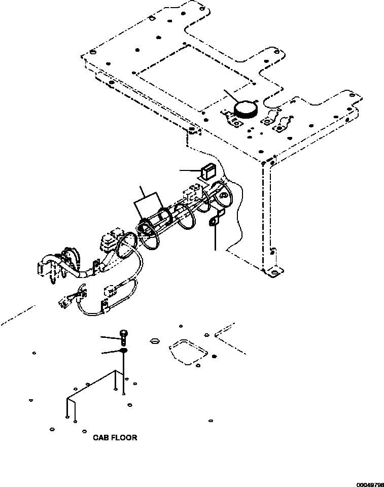 Part |$154. FLOOR KOMTRAX LESS [K0200-55A0]