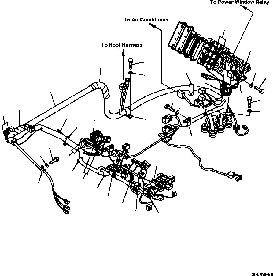 Part |$156. FLOOR MAIN HARNESS (S/N  A11001-A11184 ) [K0200-56A0]