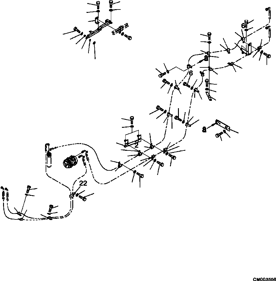 Part |$172. AIR CONDITIONER LINES, HOSES AND CLAMPS [K0200-94A0]