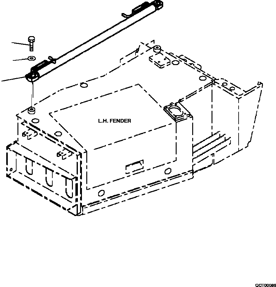 Part |$184. CAB TILT BAR [K3120-01A0]