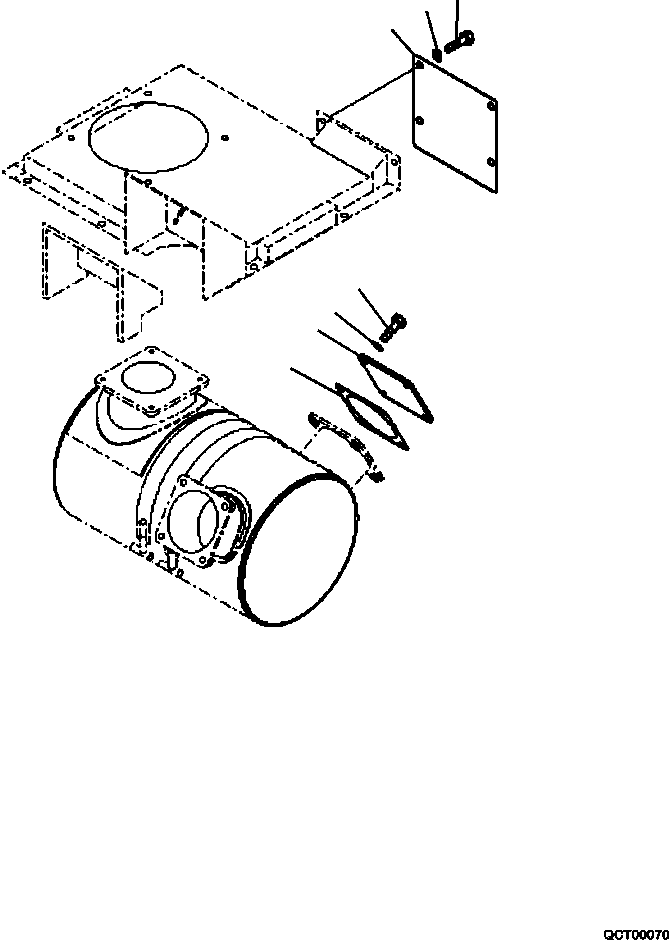 Part |$24. FENDER R.H. SHUTTER PLATE (WITHOUT BODY EXHAUST HEATING) [M3270-02A0]