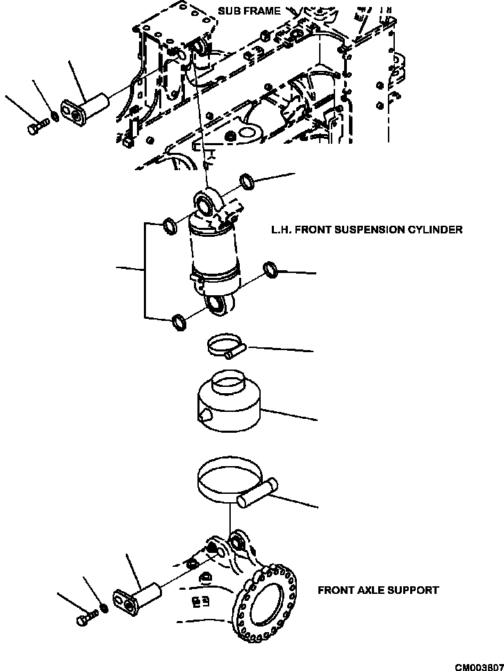 Part |$12. SUSPENSION CYLINDER L.H. FRONT (2/2) [S3100-02A0]