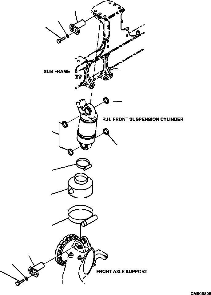 Part |$16. SUSPENSION CYLINDER R.H. FRONT (2/2) [S3200-02A0]