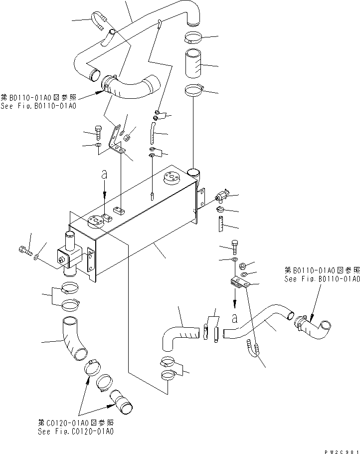 HM300-1R RAKE OIL COOLER