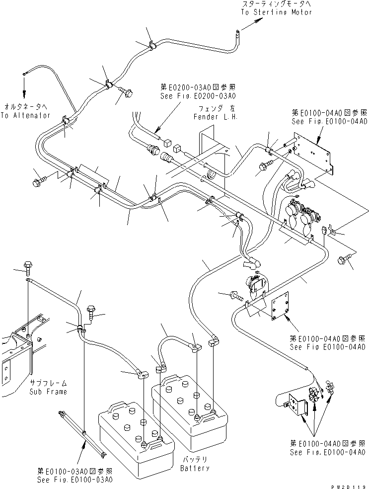 HM300-1R ATTERY (WIRING)