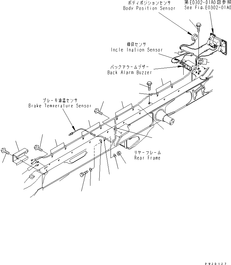 HM300-1R EAR FRAME HARNESS