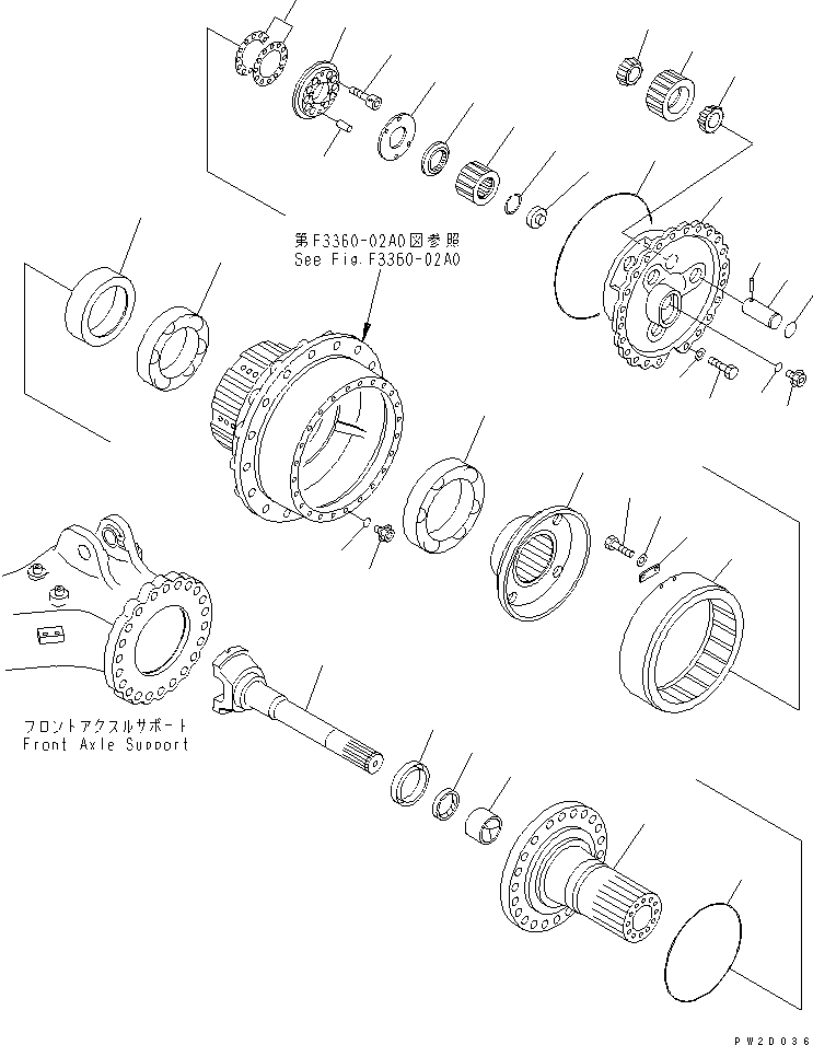 Part 210. FRONT FINAL BRAKE (CARRIER) [F3360-01A0]