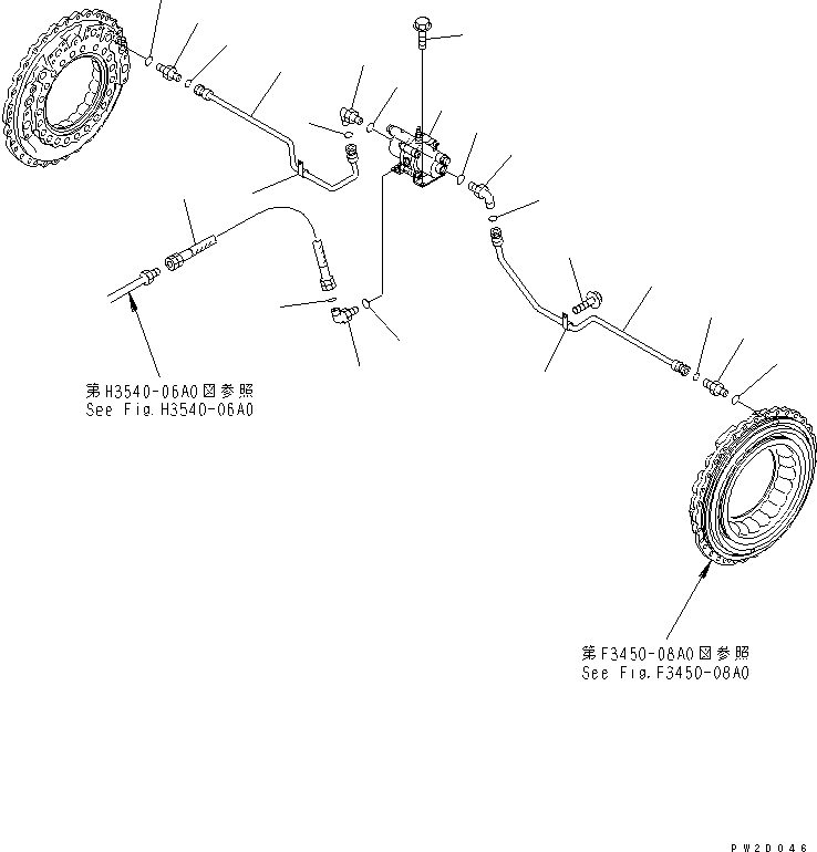 Part 360. CENTER BRAKE PIPING [F3455-01A0]