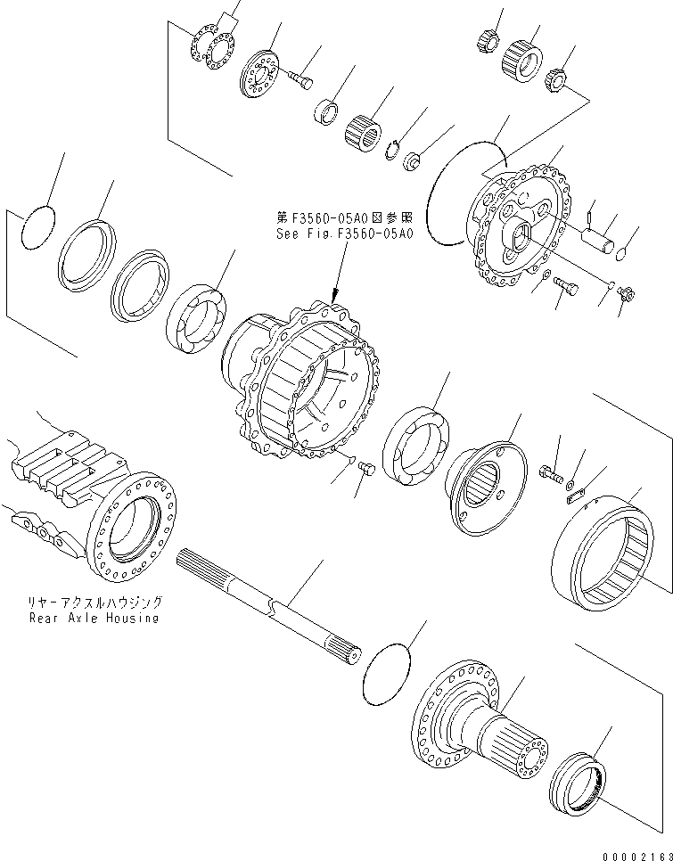 Part 430. REAR AXLE (FINAL DRIVE) [F3560-04A0]