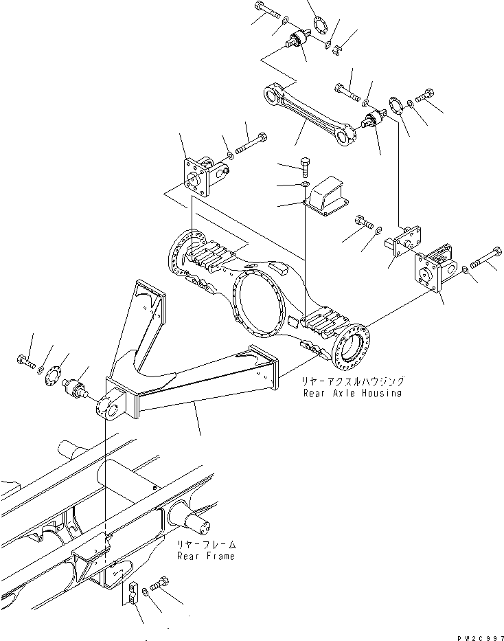 Part 510. REAR AXLE SUPPORT [F3860-01A0]