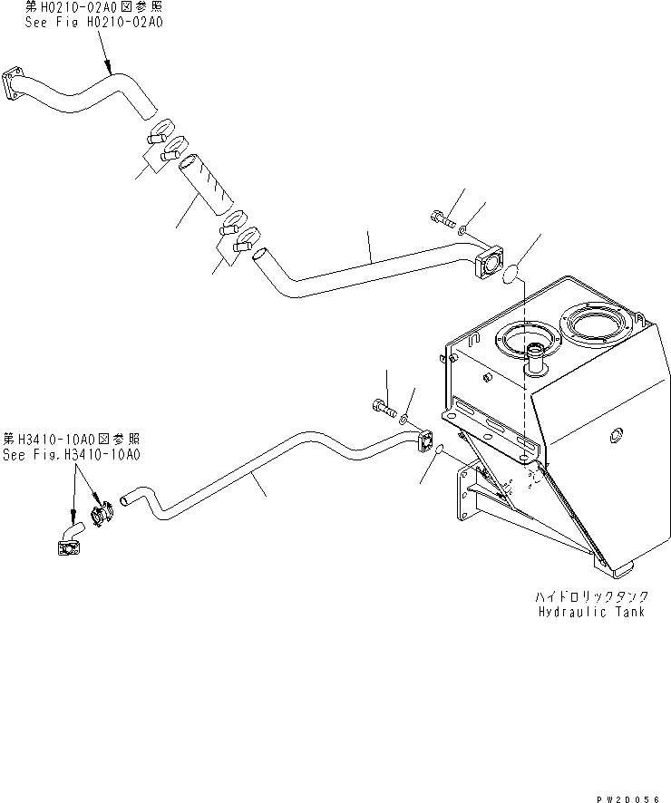 Part 30. HYDRAULIC PIPING (TANK TO PUMP) [H0110-02A0]