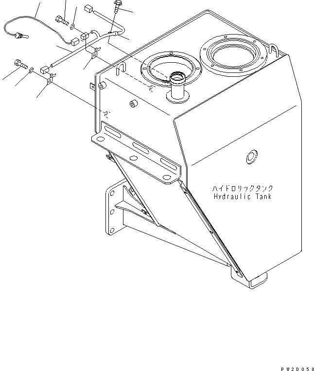 Part 50. SENSOR (FOR HYDRAULIC TANK) [H0110-04A0]