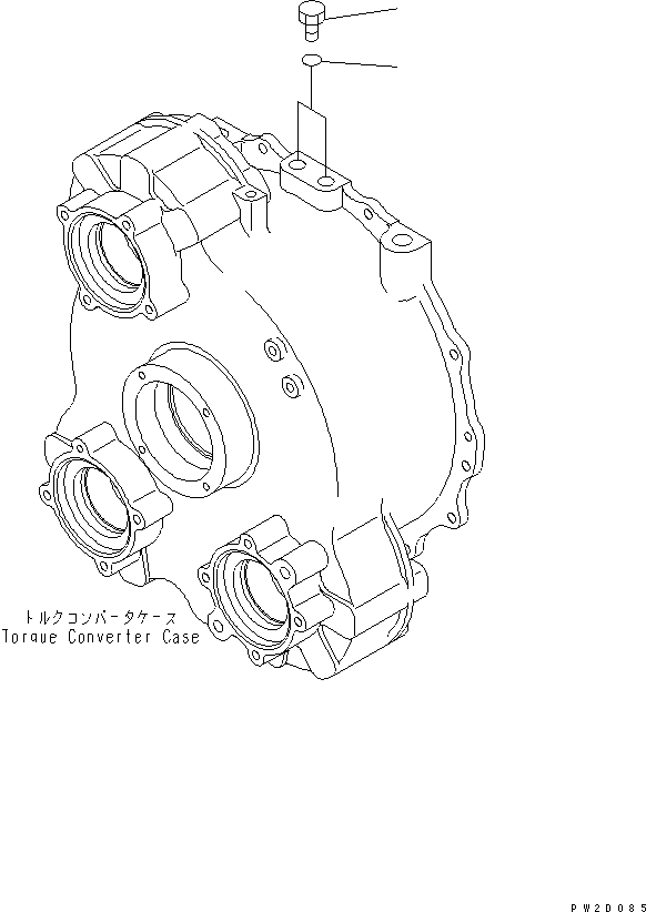 HM300-1R YDRAULIC PIPING (PLUG¤ FOR TRANSMISSION)