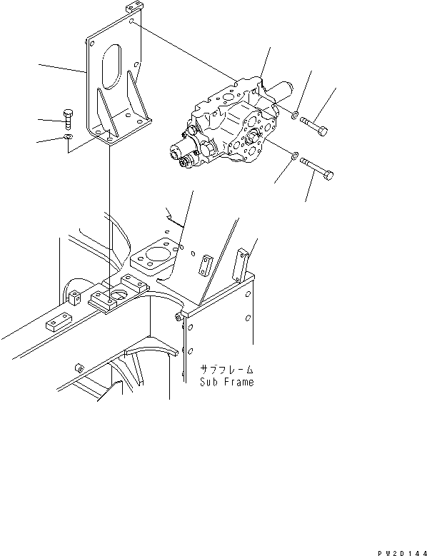 Part 320. HYDRAULIC PIPING (HOIST VALVE AND MOUNTING PARTS) [H3410-12A0]