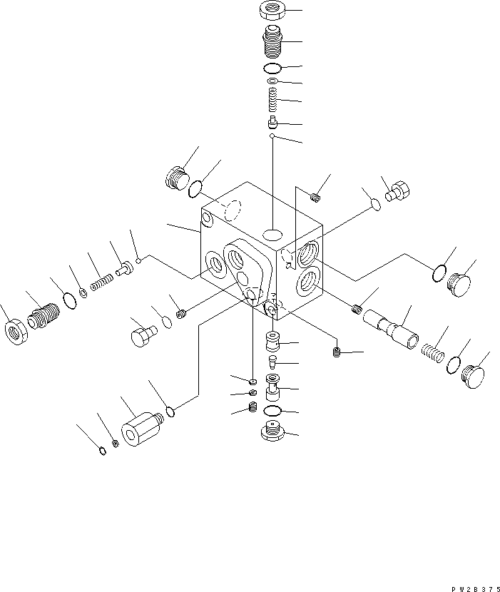 HM300-1R CCUMULATOR CHARGE VALVE (INNER PARTS)