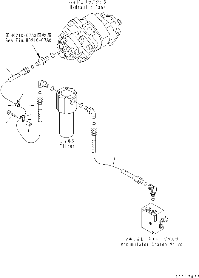 Part 520. BRAKE PIPING (PUMP TO CHARGE VALVE) [H3540-02A0]