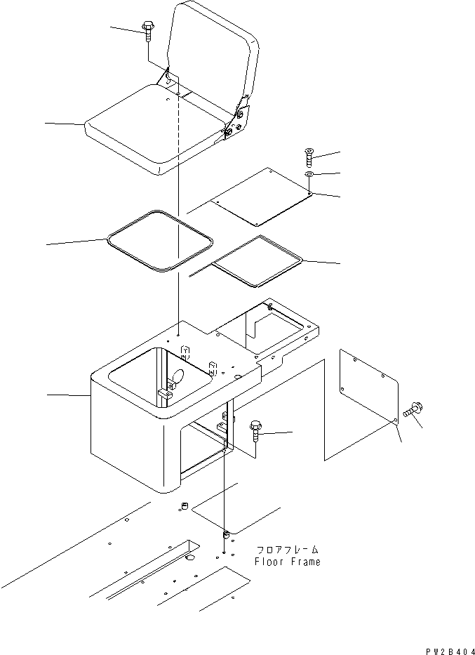 Part 60. AUXILIARY SEAT(#1001-1015) [K0150-01A0]