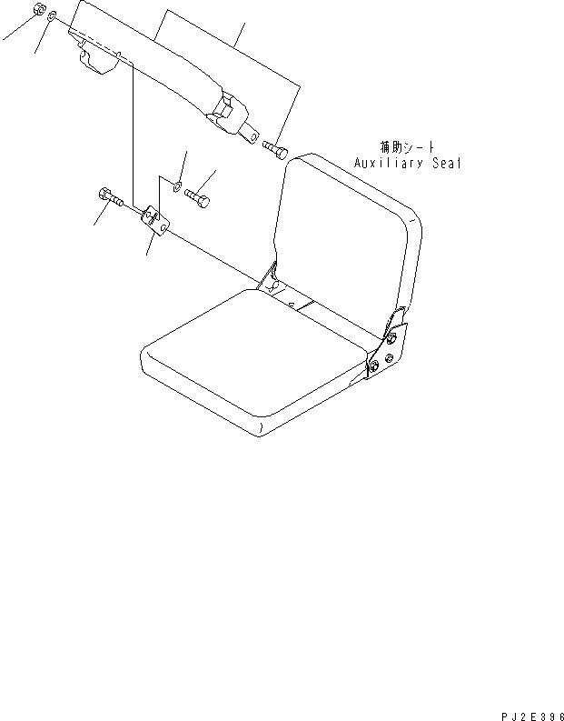 HM300-1R EAT BELT (FOR AUXILIARY SEAT)