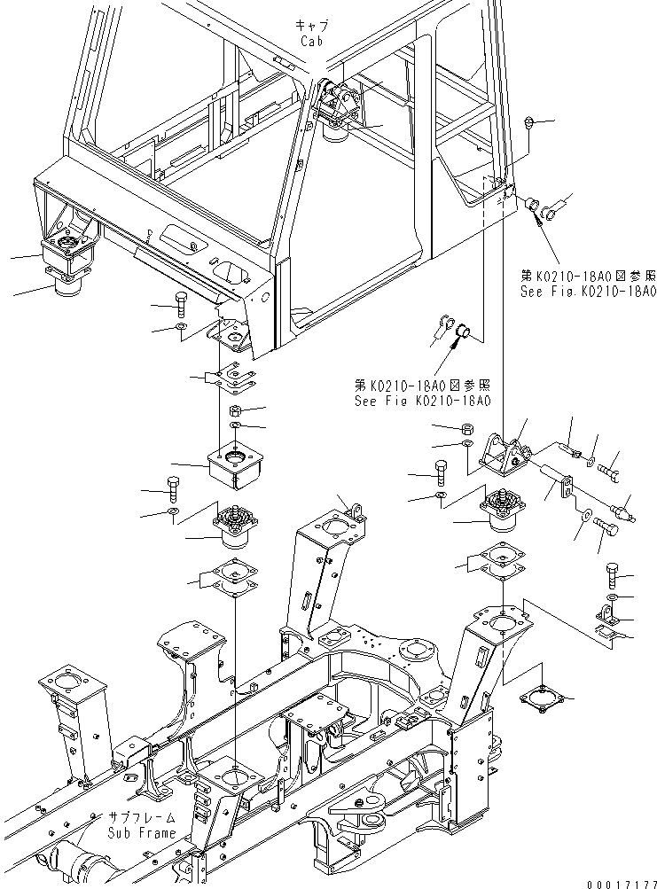 HM300-1R AB MOUNTING PARTS