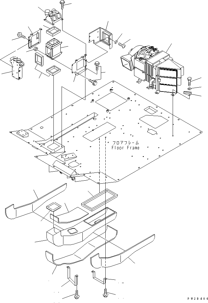 HM300-1R IR CONDITIONER (AIR CONDITIONER UNIT AND AIR DUCT)