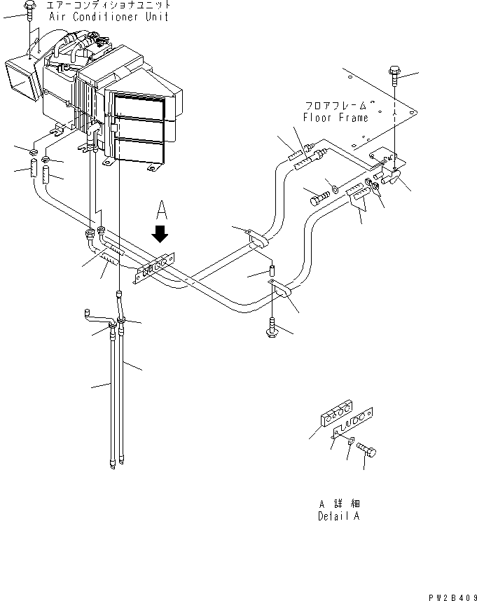 HM300-1R IR CONDITIONER (AIR CONDITIONERER PIPING)