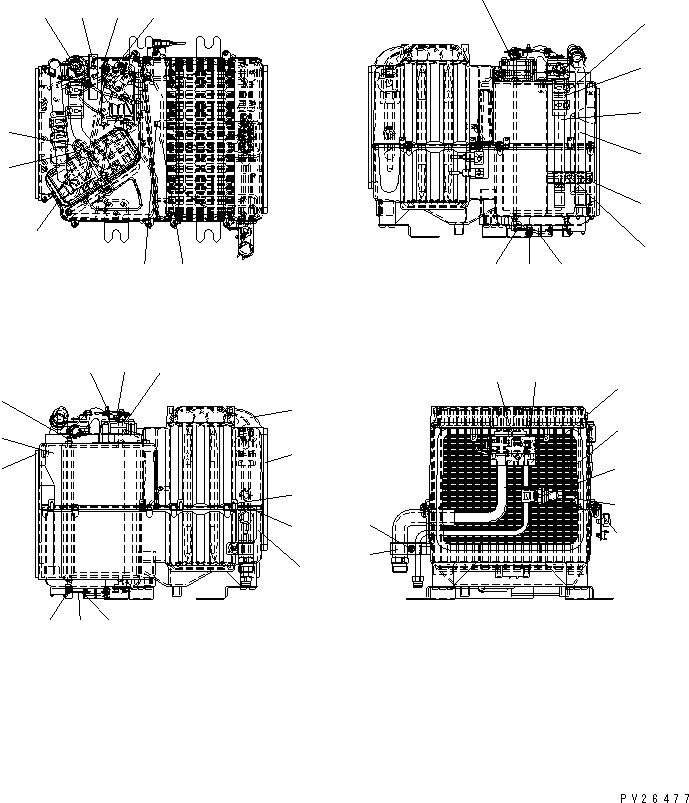 Part 350. AIR CONDITIONER (COOLING UNIT¤ INNER PARTS) [K0710-06A0]