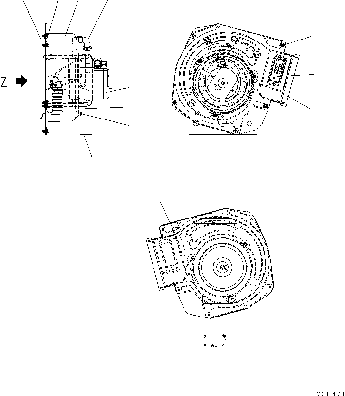 HM300-1R IR CONDITIONER (BLOWER¤ INNER PARTS)