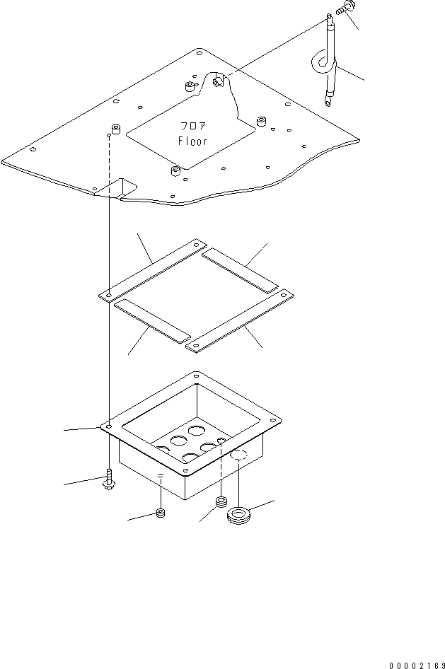 Part 480. FLOOR (ELECTRICAL BOX)(#1016-) [K3100-06A0]