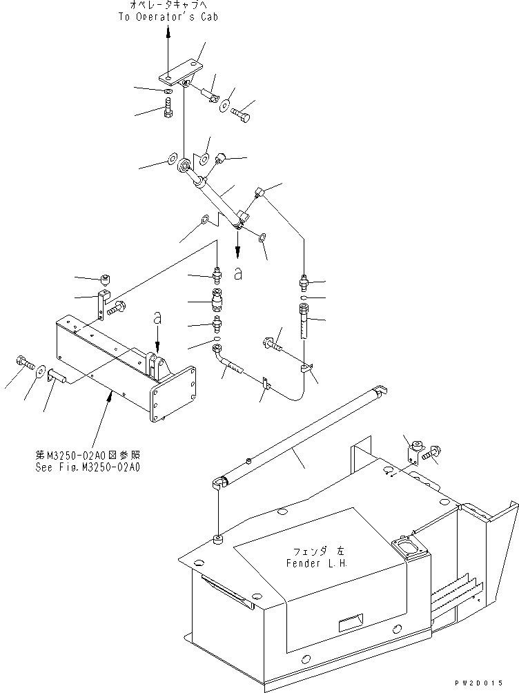 HM300-1R AB TILT CYLINDER AND RELATED PARTS