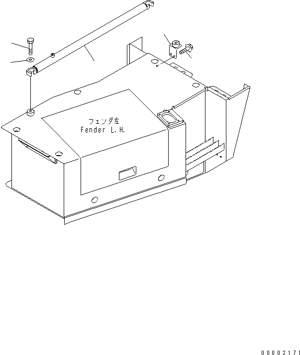 HM300-1R AB TILT CYLINDER AND RELATED PARTS (FOR TILT LESS)