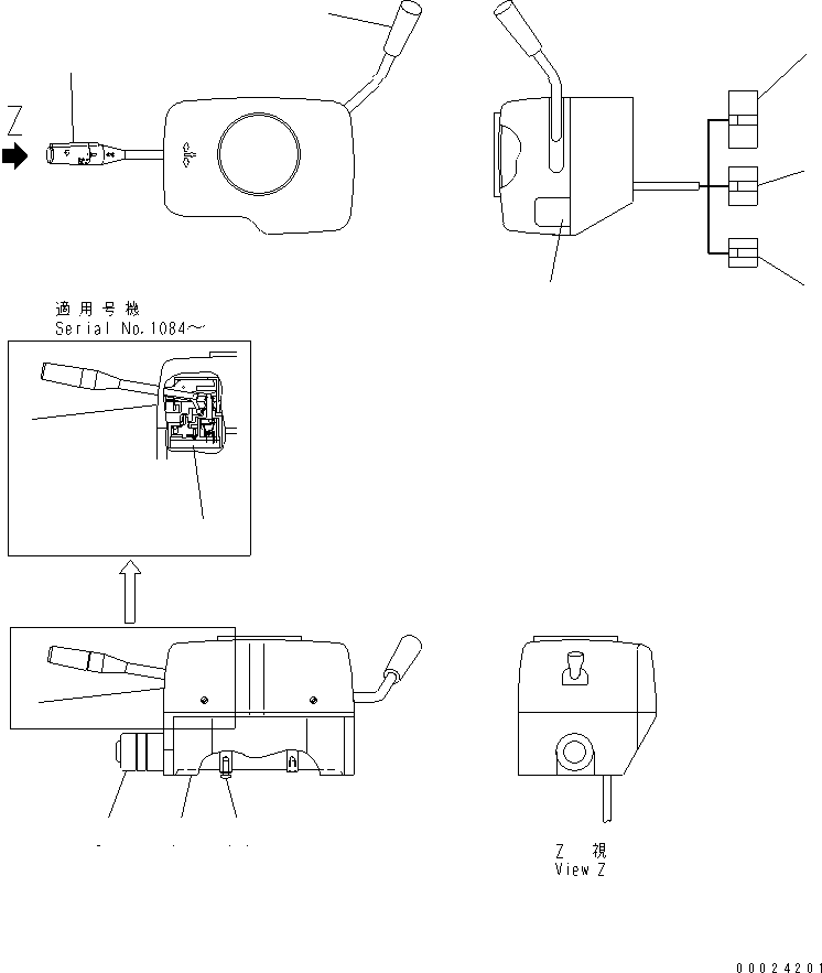 HM300-1R AB ELECTRICAL (COLUMN SWITCH INNER PARTS)