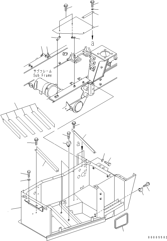 Part 80. LOWER FENDER¤ L.H. (1/2) (WITH LADDER LAMP) [M3210-01A1]