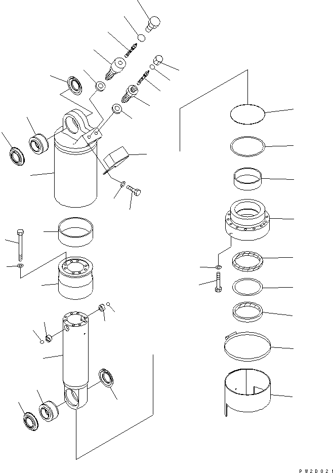 Part 80. FRONT SUSPENSION CYLINDER¤ L.H. (INNER PARTS) [S3100-01A0]