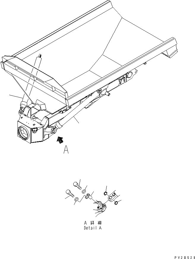 HM300-1R OIST CYLINDER AND MOUNTING PARTS