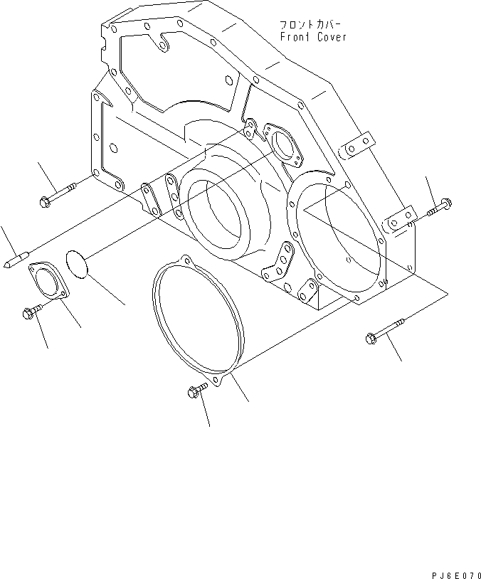 SAA6D1XR RONT COVER ACCESSORY PARTS