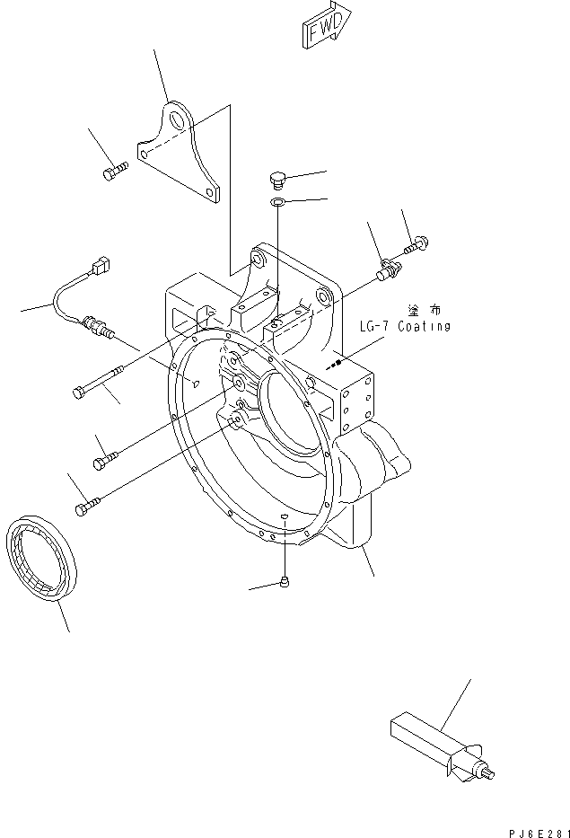 Part 230. FLYWHEEL HOUSING(#310352-) [A2210-A3K2]