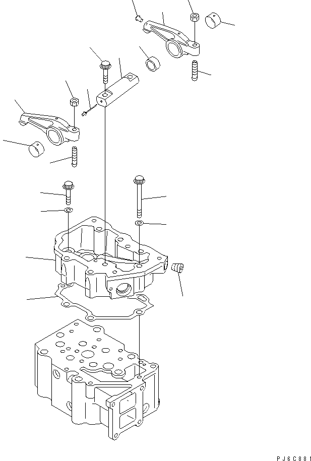 SAA6D1XR OCKER ARM AND HOUSING