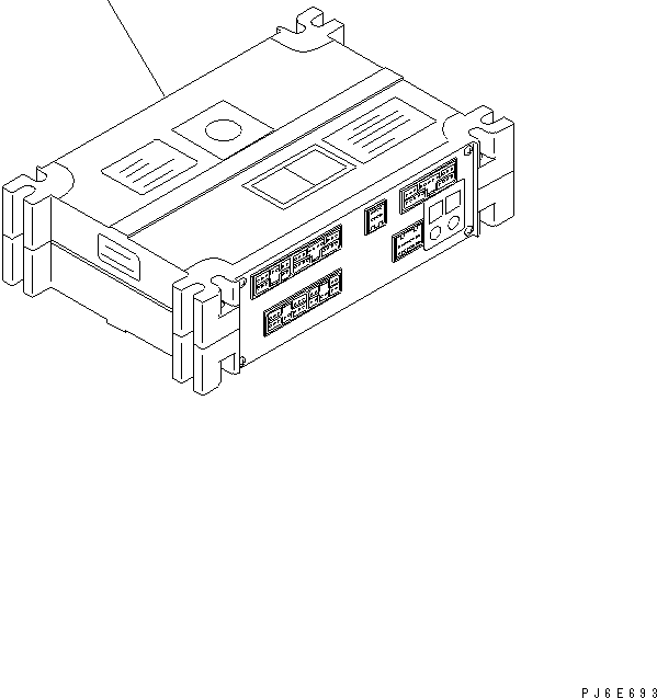 SAA6D1XR UEL CONTROLLER (SHASSIS MOUNT)(#310607-)