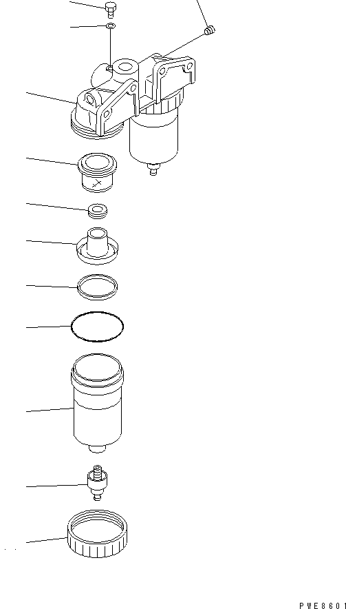 Part 40. WATER SEPARATOR (INNER PARTS) [D0200-51A1]