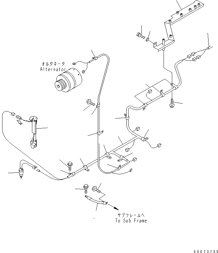 Part 60. FRONT FRAME ELECTRICAL (HARNESS¤ R.H. SIDE) [E0200-01A0]