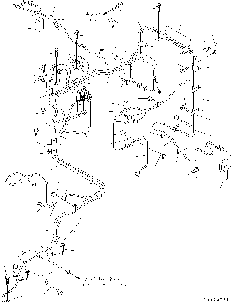 Part 80. FRONT FRAME ELECTRICAL (HARNESS¤ L.H. SIDE) [E0200-03A0]