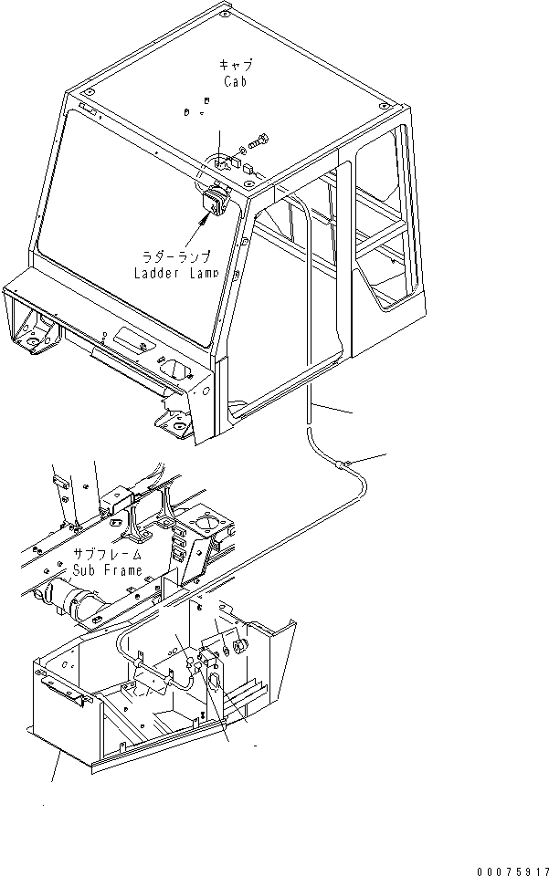 HM300-AE 00075917 ADDER LAMP HARNESS