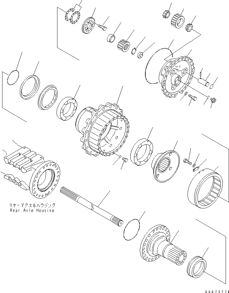 Part 420. REAR AXLE (FINAL DRIVE) [F3560-04A0]