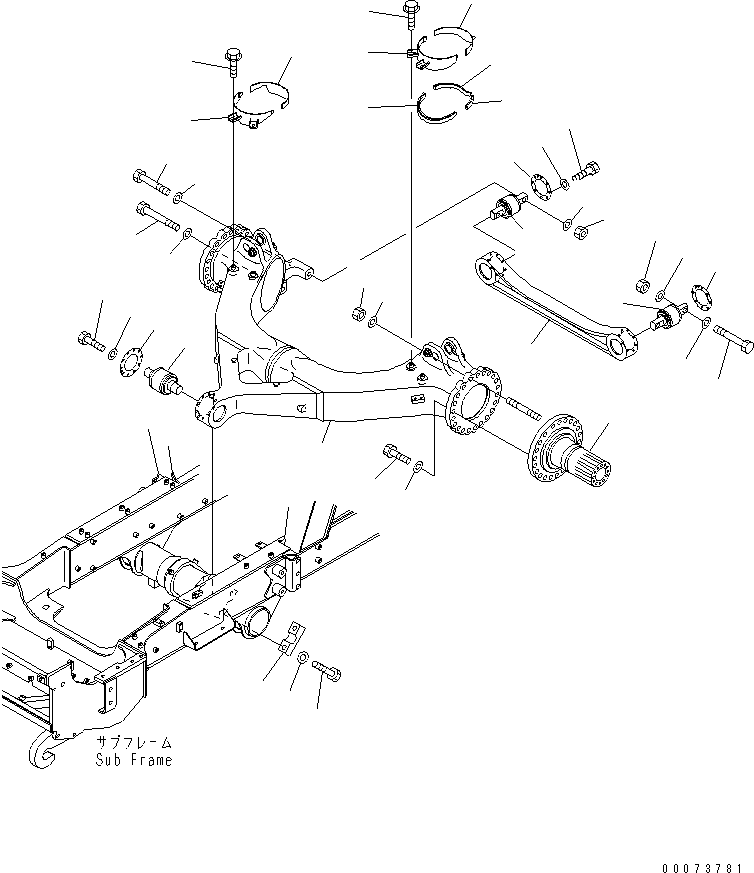 Part 480. FRONT AXLE SUPPORT [F3820-01A0]