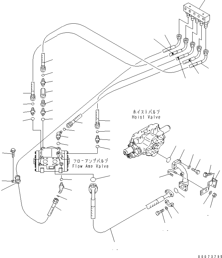 Part 270. HYDRAULIC PIPING (STEERING CYLINDER LINE¤ 1/2) [H3410-05A0]