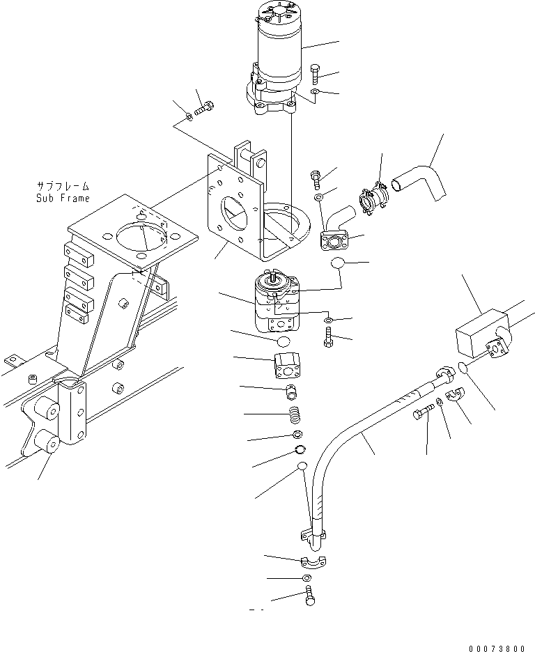 Part 340. HYDRAULIC PIPING (EMERGENCY STEERING LINE) [H3410-10A0]